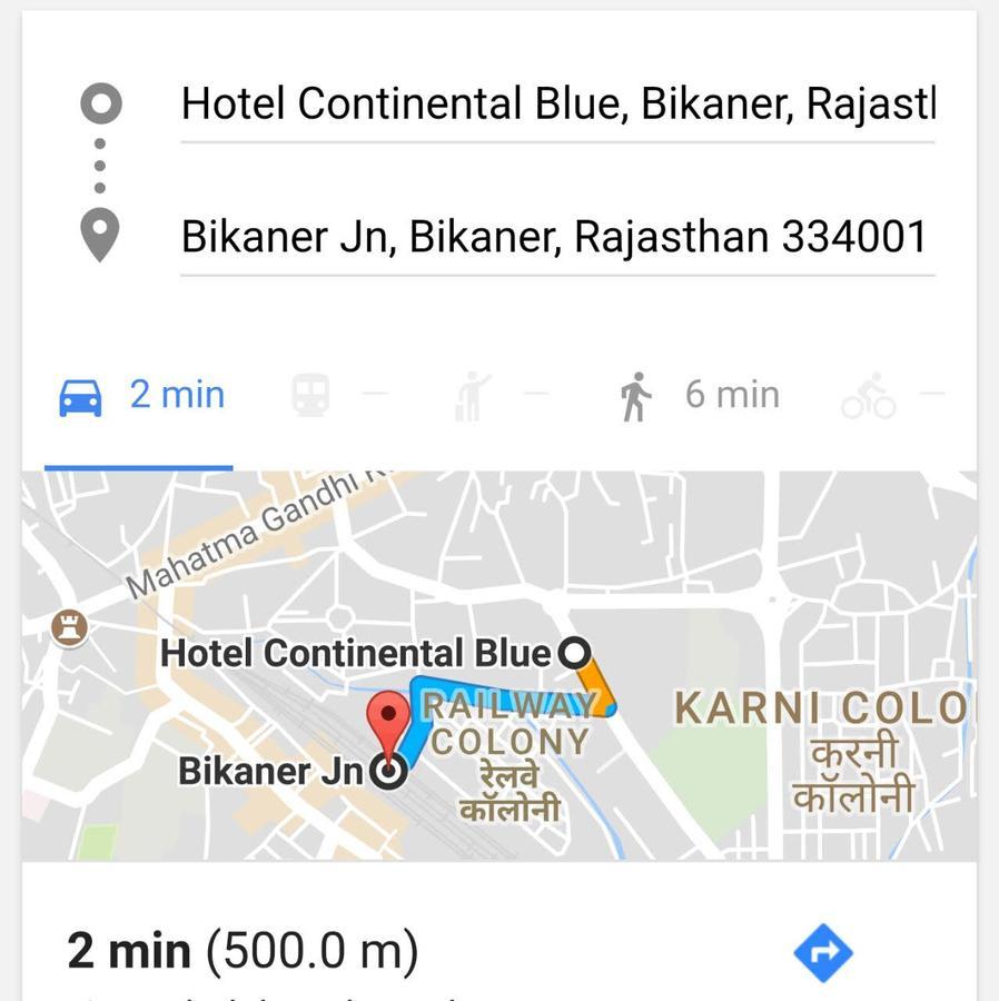 ביקאנר Hotel Continental Blue מראה חיצוני תמונה